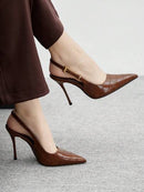 Sapato Scarpin Elegante Bico Fino Bruna