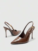 Sapato Scarpin Elegante Bico Fino Bruna