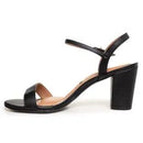 Sandália Feminina Social Salto Bloco Camila Preta