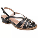 Sandália Salto Baixo Kássia com Tiras