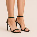 Sandalia Liz Verniz Salto Fino salto fino