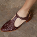 Sapato Couro Marcele Cafe