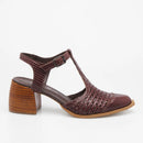 Sapato Couro Marcele Cafe