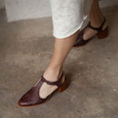 Sapato Couro Marcele Cafe