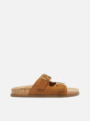 Papete Teresa em Camurça Caramelo